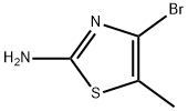 4-溴-5-甲基-2-噻唑胺, 1209167-05-4, 结构式