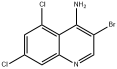 4-아미노-3-브로모-5,7-디클로로퀴놀린