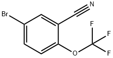 5-bromo-2-(trifluoromethoxyl)benzonitrile Struktur