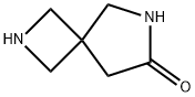2,6-ジアザスピロ[3.4]オクタン-7-オン 化学構造式