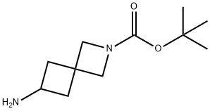 6-アミノ-2-アザスピロ[3.3]ヘプタン-2-カルボン酸TERT-ブチルエステル 化学構造式
