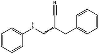 alpha-[(Phenylamino)methylene]benzenepropanenitrile Struktur