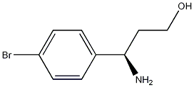 (3R)-3-氨基-3-(4-溴苯基)丙醇,1213037-93-4,结构式