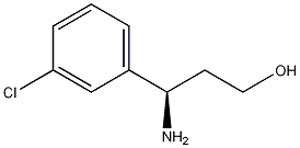 (gammaR)-gamma-Amino-3-chlorobenzenepropanol Struktur