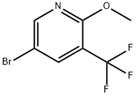 5-bromo-2-methoxy-3-(trifluoromethyl)pyridine Structure