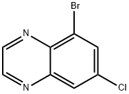 5-Bromo-7-chloroquinoxaline Structure