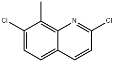 2,7-Dichloro-8-methylquinoline Struktur