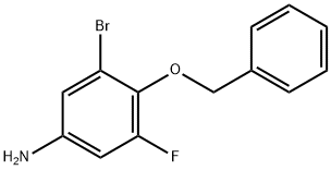 4-(Benzyloxy)-3-bromo-5-fluoroaniline Structure