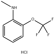 N-METHYL-2-(TRIFLUOROMETHOXY)ANILINE HCL, 1215206-13-5, 结构式