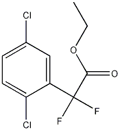 ETHYL 2-(2,5-DICHLOROPHENYL)-2,2-DIFLUOROACETATE, 1215206-21-5, 结构式