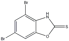 4,6-Dibromobenzo[d]oxazole-2(3H)-thione Structure