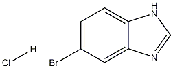 6-BROMO-1H-BENZO[D]IMIDAZOLE, HCL, 1215206-73-7, 结构式