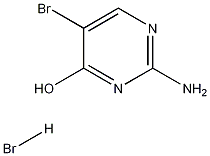 2-氨基-5-溴-4-羟基嘧啶氢溴酸盐,1215597-17-3,结构式