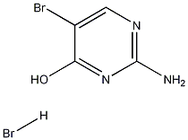 2-amino-5-bromopyrimidin-4-ol hydrobromide Structure