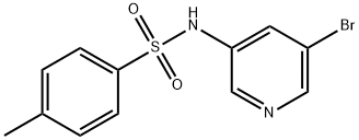 N-(5-溴吡啶-3-基)-4-甲基苯磺酰胺, 1216-97-3, 结构式