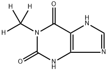 1-Methyl Xanthine-d3 Structure