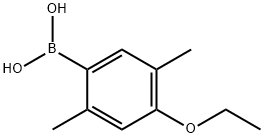2.5-二甲基-4-乙氧基苯硼酸, 1217500-56-5, 结构式