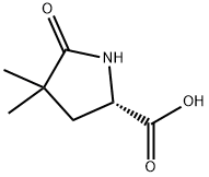 (2S)-4,4-Dimethyl-pyroglutamic Acid Structure
