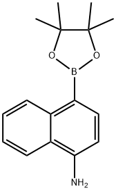 4-AMINONAPHTHALENE-1-BORONIC ACID, PINACOL ESTER,1218790-22-7,结构式