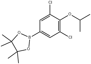 2-(3,5-Dichloro-4-isopropoxyphenyl)-4,4,5,5-tetramethyl-1,3,2-dioxaborolane|3,5-DICHLORO-4-ISOPROPOXYPHENYLBORONIC ACID, PINACOL ESTER