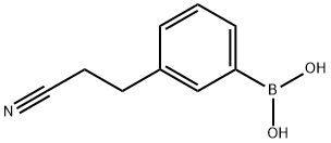 3-(2-CYANOETHYL)PHENYLBORONIC ACID, 1218790-58-9, 结构式