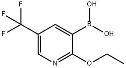 2-Ethoxy-5-(trifluoromethyl)pyridine-3-boronic acid Structure