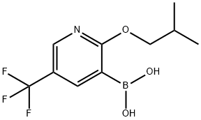 2-Isobutoxy-5-(trifluoromethyl)pyridine-3-boronic acid Struktur
