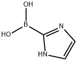 (1H-イミダゾール-2-イル)ボロン酸塩酸塩 化学構造式