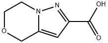 6,7-DIHYDRO-4H-PYRAZOLO[5,1-C][1,4]OXAZINE-2-CARBOXYLIC ACID, 1219694-53-7, 结构式