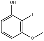 2-碘-3-甲氧基苯酚,121980-50-5,结构式