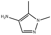 1,5-ジメチル-1H-ピラゾール-4-アミン 化学構造式