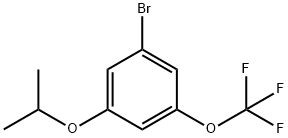 1-Bromo-3-isopropoxy-5-(trifluoromethoxy)benzene Structure