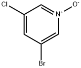 3-ブロモ-5-クロロピリジン1-オキシド 化学構造式