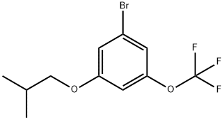 1-Bromo-3-isobutoxy-5-(trifluoromethoxy)benzene Struktur