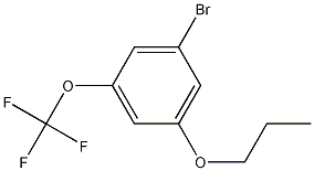 1-Bromo-3-propoxy-5-(trifluoromethoxy)benzene Structure