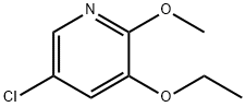 5-CHLORO-3-ETHOXY-2-METHOXYPYRIDINE 结构式