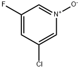3-Chloro-5-fluoropyridine 1-oxide Struktur