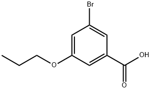3-Bromo-5-propoxybenzoic acid Struktur