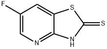 6-FLUOROTHIAZOLO[4,5-B]PYRIDINE-2-THIOL, 1226808-69-0, 结构式