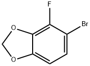 5-Bromo-4-fluorobenzo[d][1,3]dioxole Structure
