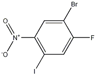 1-BROMO-2-FLUORO-4-IODO-5-NITROBENZENE, 1226808-77-0, 结构式
