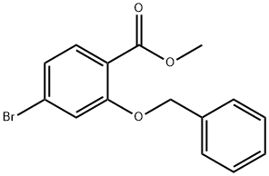 Methyl 2-benzyloxy-4-bromobenzoate Structure