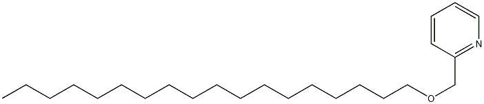 2-[(Octadecyloxy)methyl]pyridine Structure