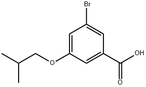 3-Bromo-5-isobutoxybenzoic acid Structure