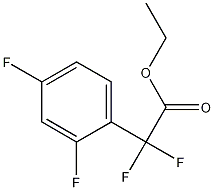 Ethyl 2-(2,4-difluorophenyl)-2,2-difluoroacetate Struktur