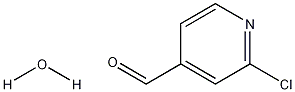 2-クロロイソニコチンアルデヒド水和物 化学構造式