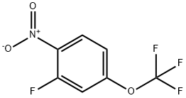 2-Fluoro-1-nitro-4-(trifluoromethoxy)benzene Struktur