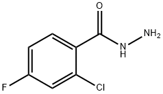 2-chloro-4-fluorobenzohydrazide Structure