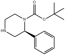 S-1-Boc-2-phenylpiperazine Struktur