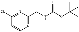 tert-butyl (4-chloropyrimidin-2-yl)methylcarbamate Struktur